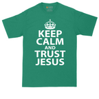 Keep Calm and Trust Jesus | Mens Tall T-Shirt