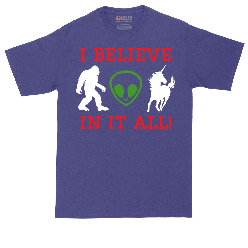 I Believe in It All | Mens Tall T-Shirt