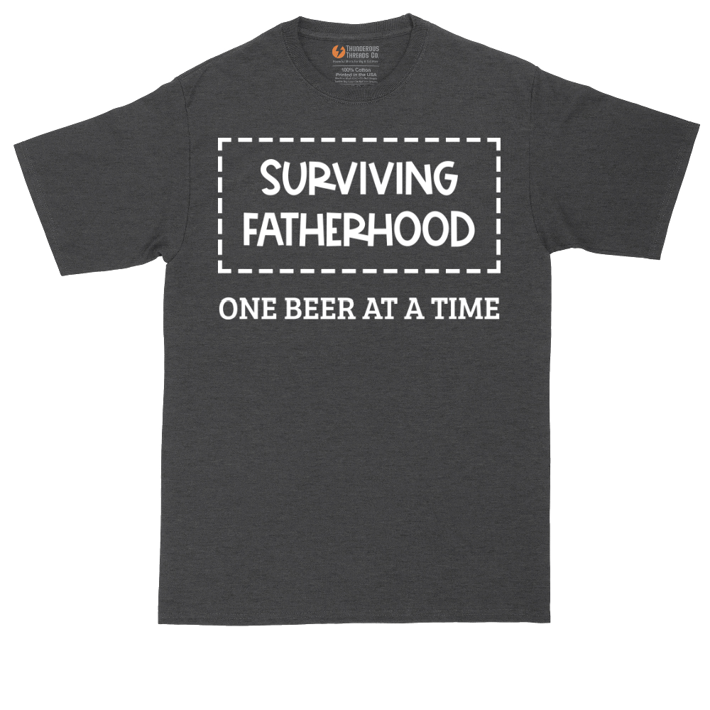 Surviving Fatherhood One Beer at a Time | Mens Tall T-Shirt
