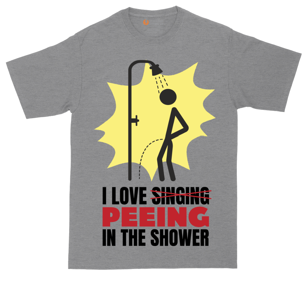 I Love Peeing in the Shower | Mens Tall T-Shirt