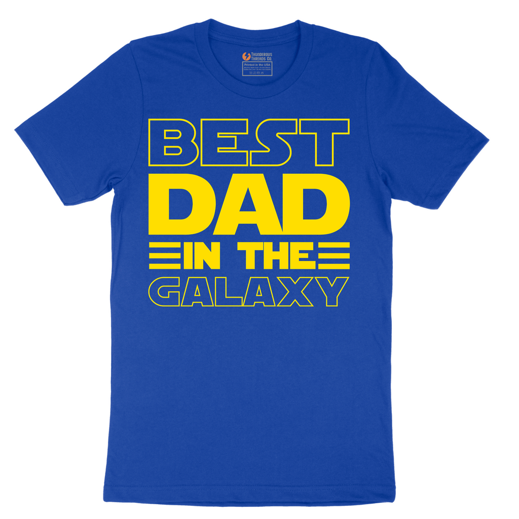 Best Dad in the Galaxy - Mens T-Shirt - Sizes S - 6XL