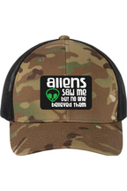 Aliens Saw Me - 3D Patch Trucker Hat