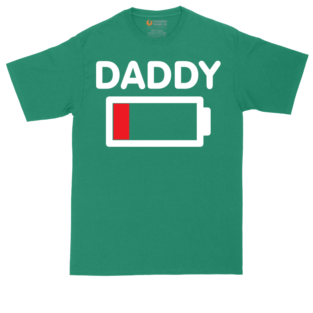 Daddy Low Battery | Mens Tall T-Shirt