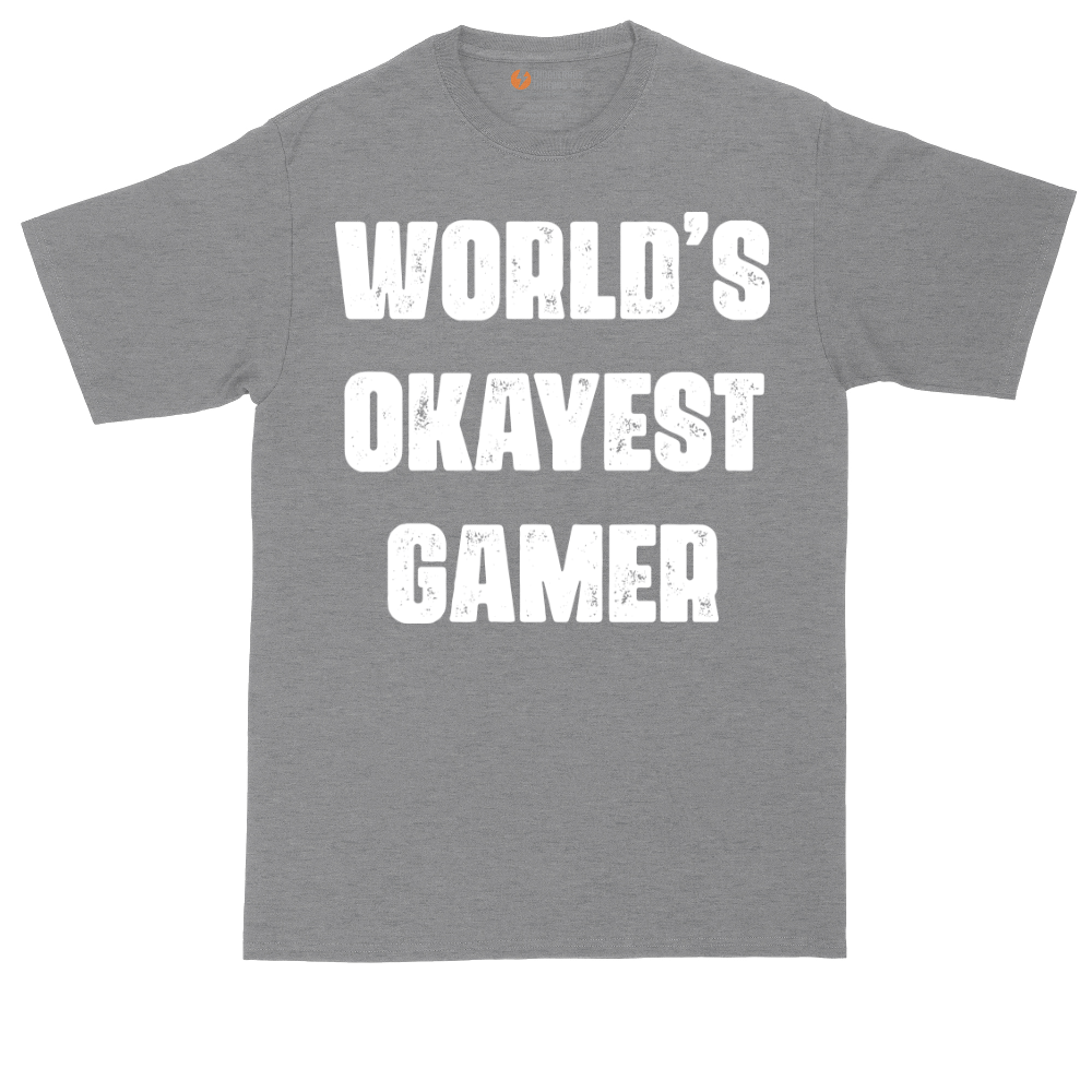 Worlds Okayest Gamer | Mens Tall T-Shirt