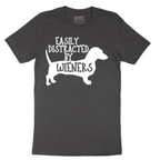 Easily Distracted by Weiners - Mens T-Shirt - Sizes S - 6XL