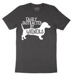 Easily Distracted by Weiners - Mens T-Shirt - Sizes S - 6XL