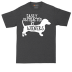 Easily Distracted by Weiners | Mens Tall T-Shirt