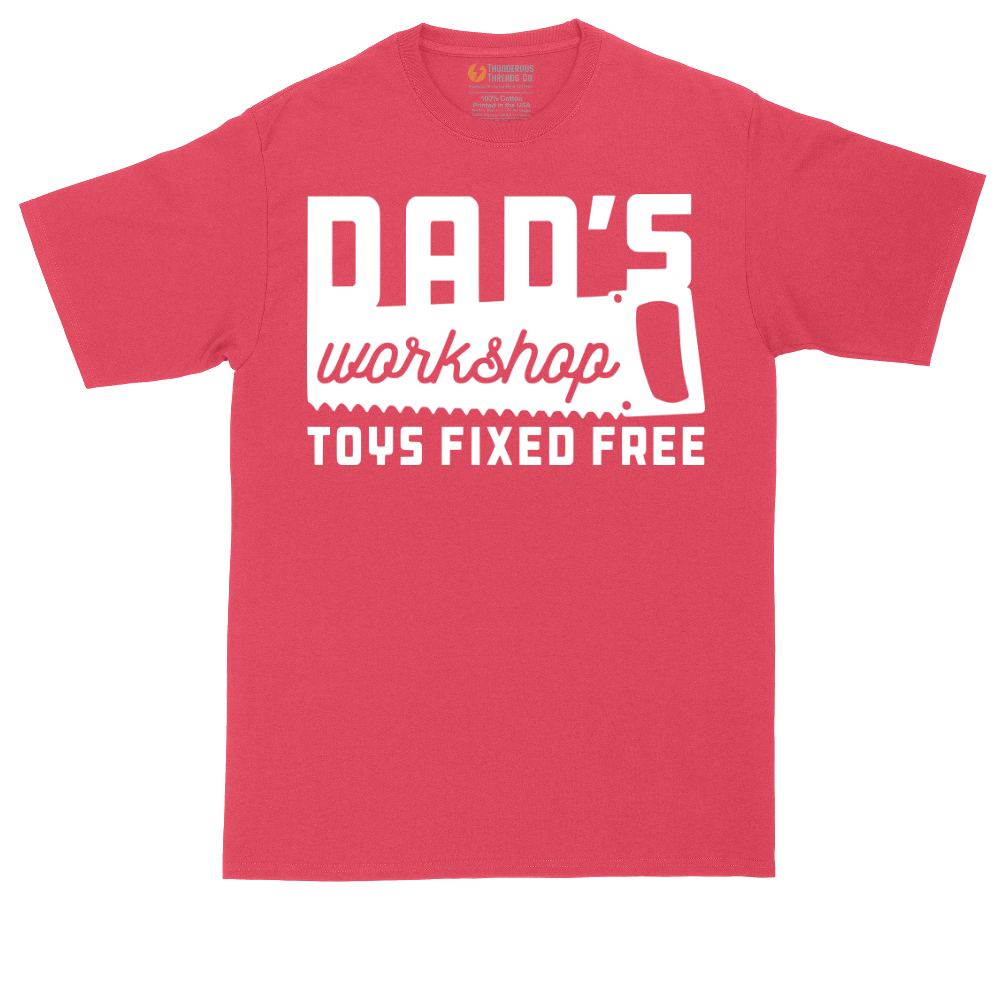 Dads Workshop Toys Fixed Free | Mens Tall T-Shirt