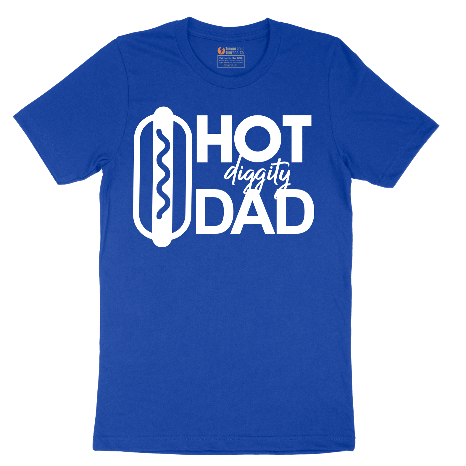 Hot Diggity Dad - Mens T-Shirt - Sizes S - 6XL