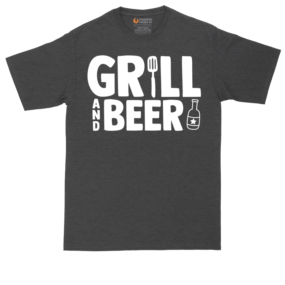 Grill and Beer | Mens Tall T-Shirt