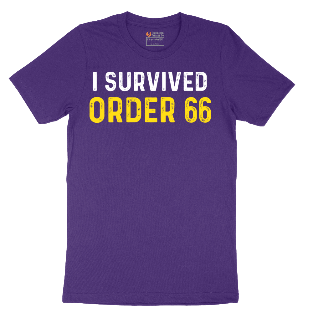 I Survived Order 66 - Mens T-Shirt - Sizes S - 6XL