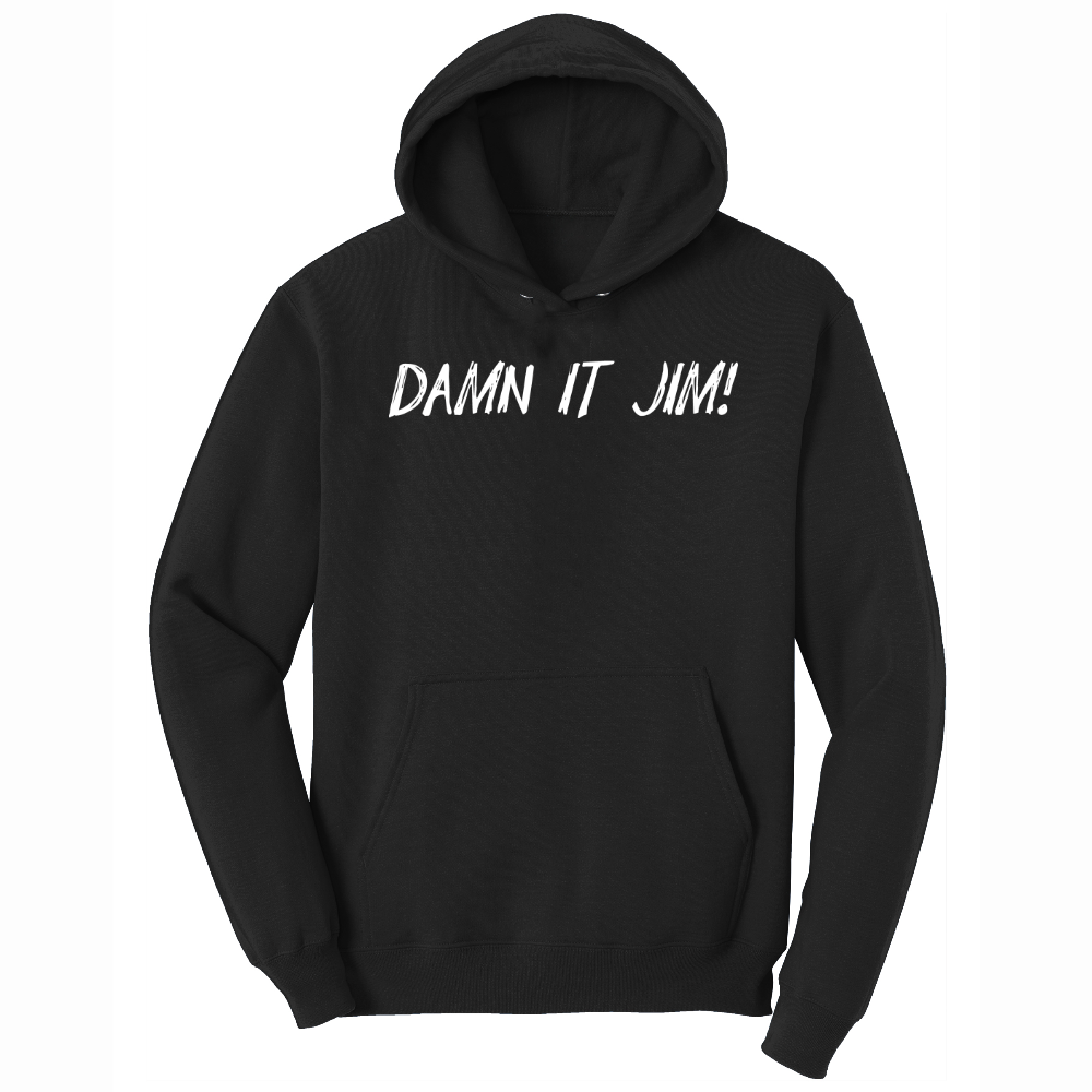 Damn It Jim - Mens Big & Tall Hooded Sweatshirt - Sizes XLT - 4XLT