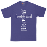 John 3:16 Cross | Mens Tall T-Shirt