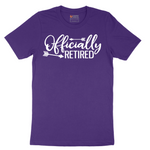Officially Retired - Mens T-Shirt - Sizes S - 6XL