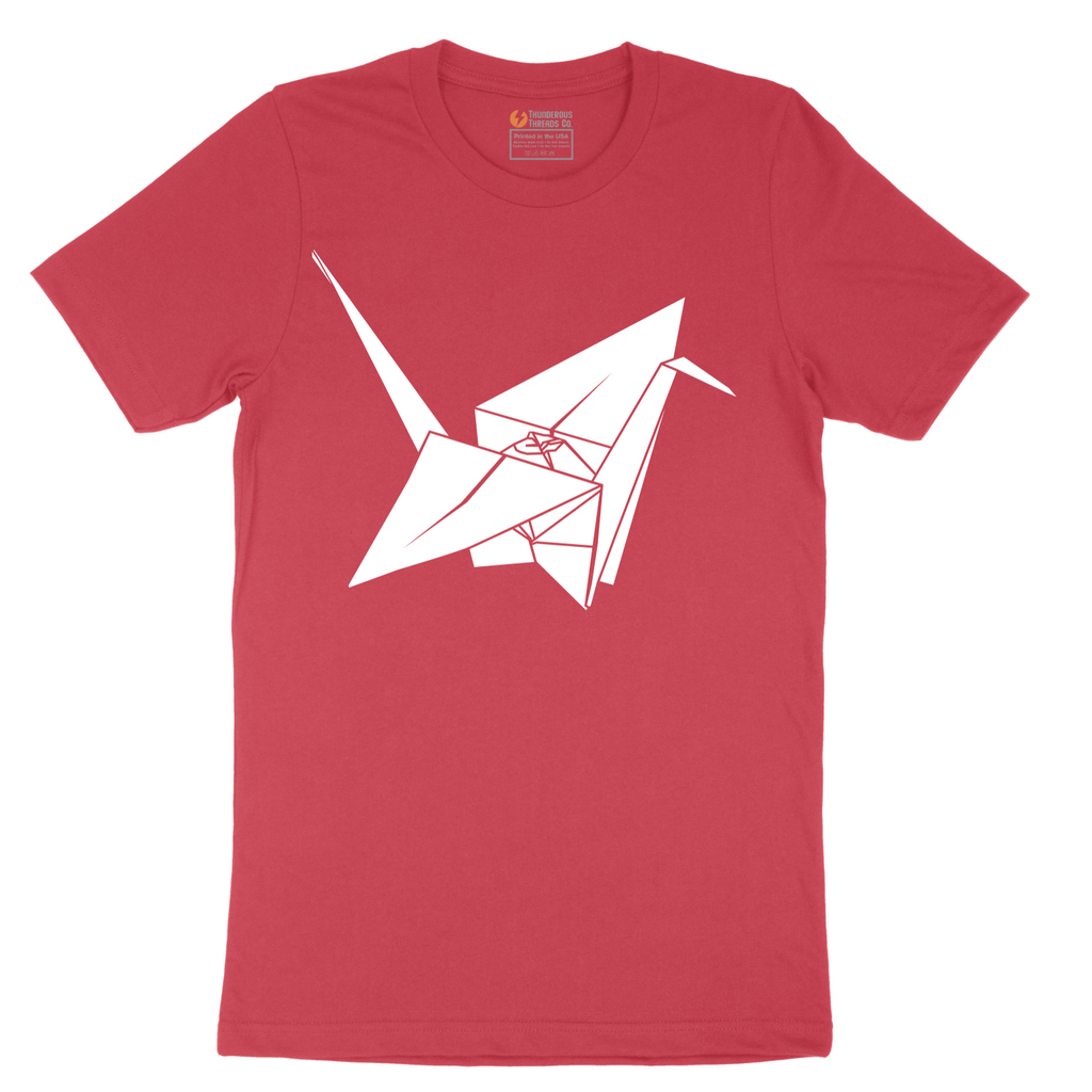 Origami Crane - Mens T-Shirt - Sizes S - 6XL
