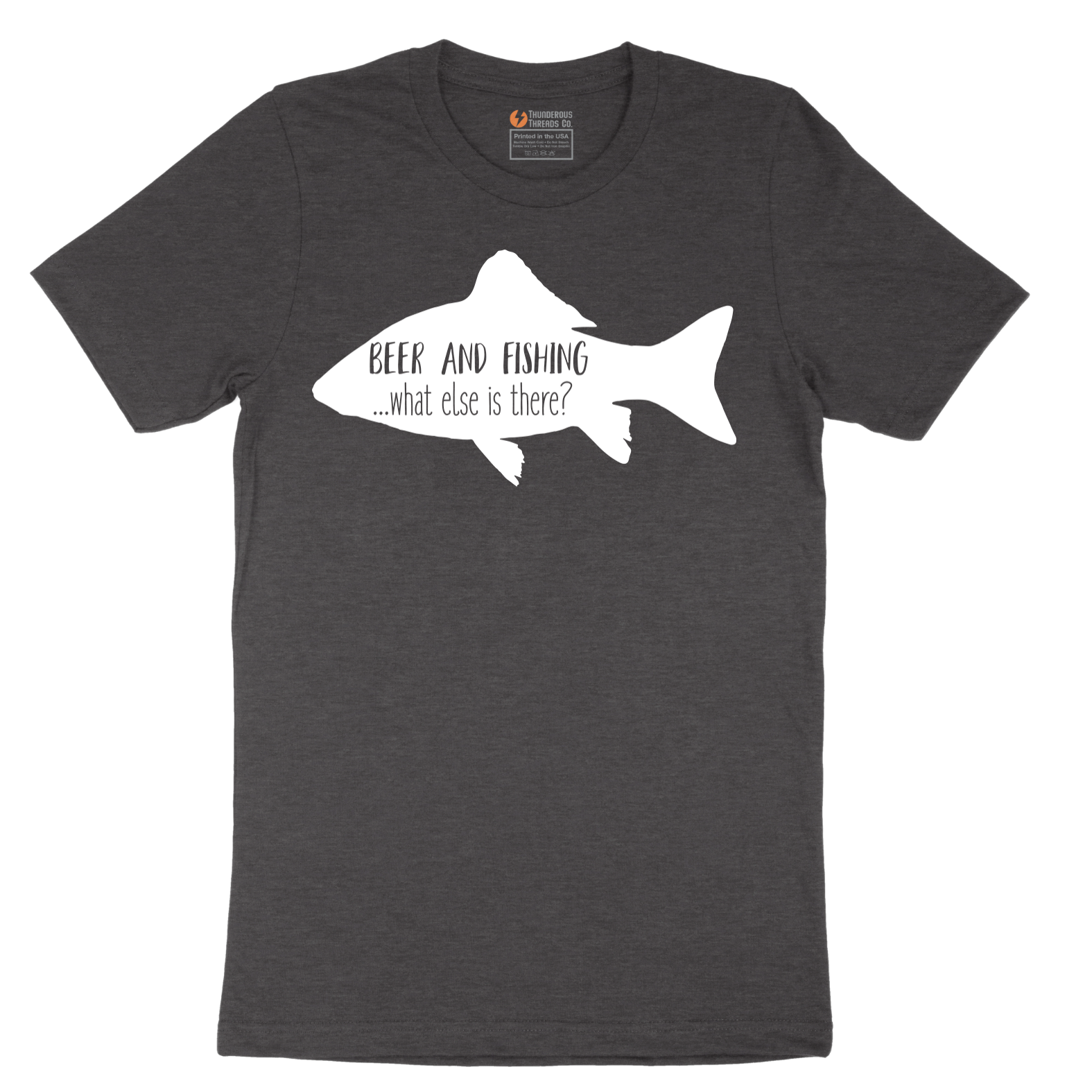 Beer and Fishing What Else is There - Mens T-Shirt - Sizes S - 6XL
