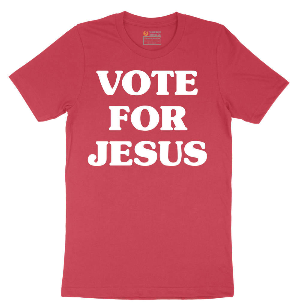Vote for Jesus - Mens T-Shirt - Sizes S - 6XL