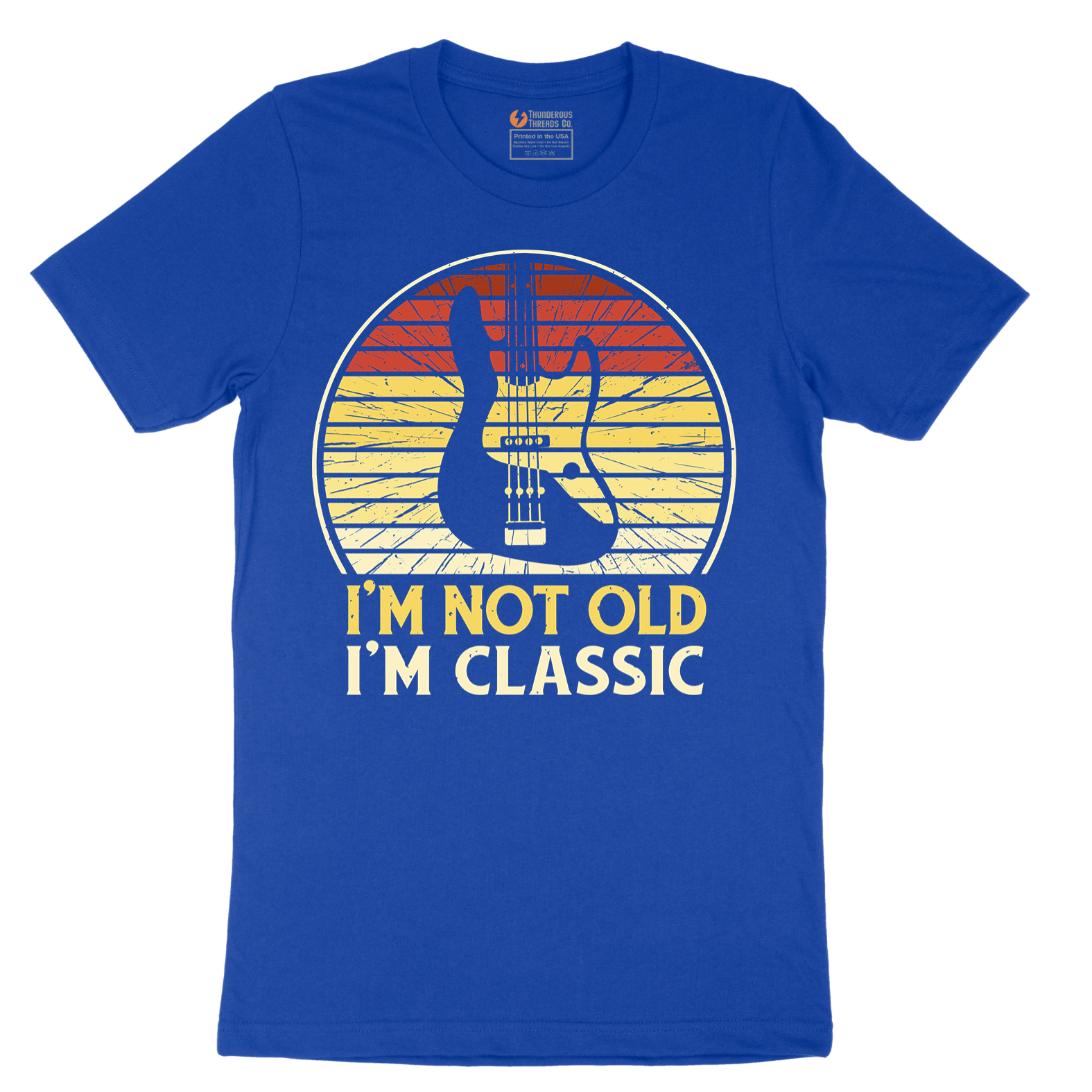 I'm Not Old I'm Classic Guitar Version - Mens T-Shirt - Sizes S - 6XL