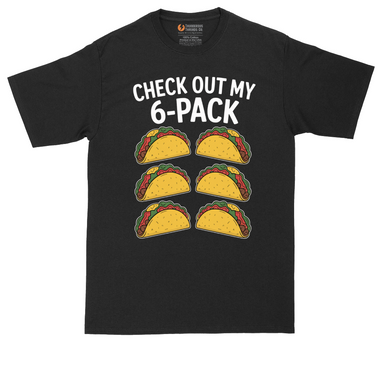 Check Out My 6 Pack - Taco Version - Mens Tall T-Shirt