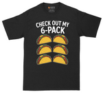 Check Out My 6 Pack - Taco Version - Mens Tall T-Shirt