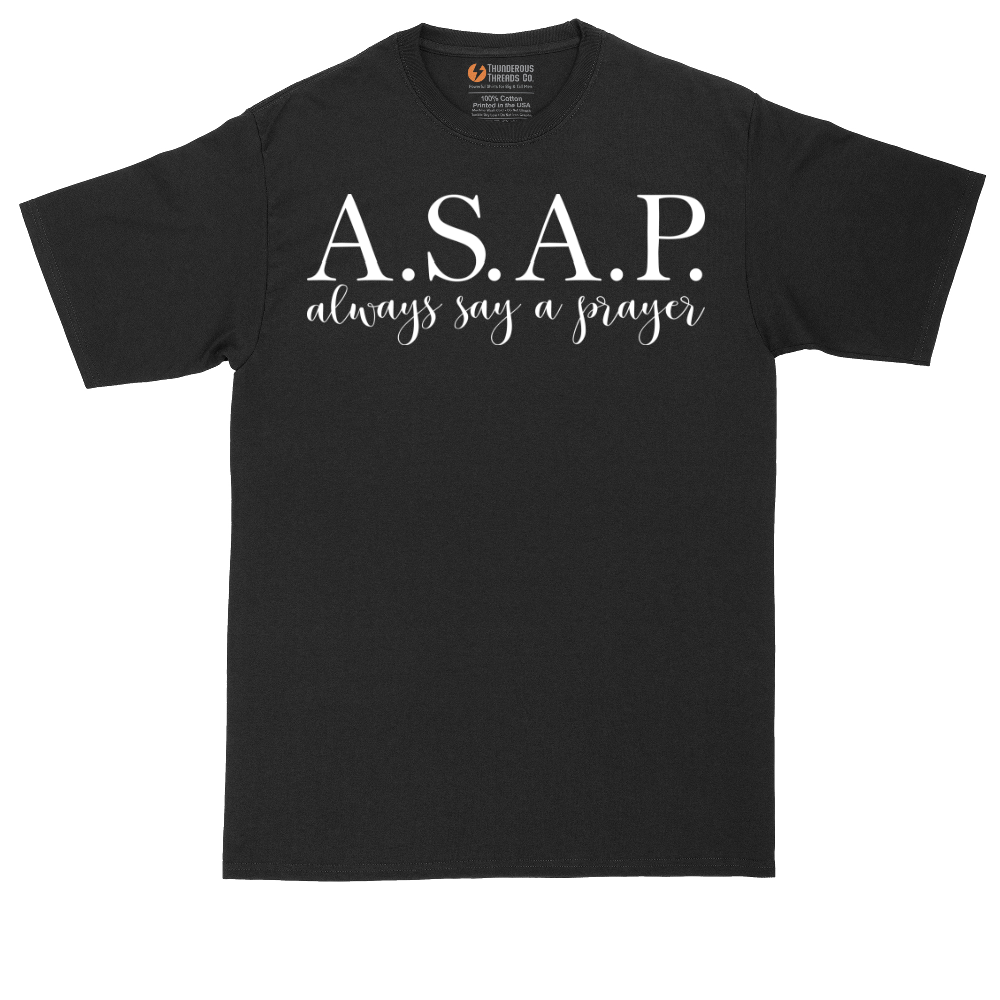 Always Say a Prayer | Mens Tall T-Shirt