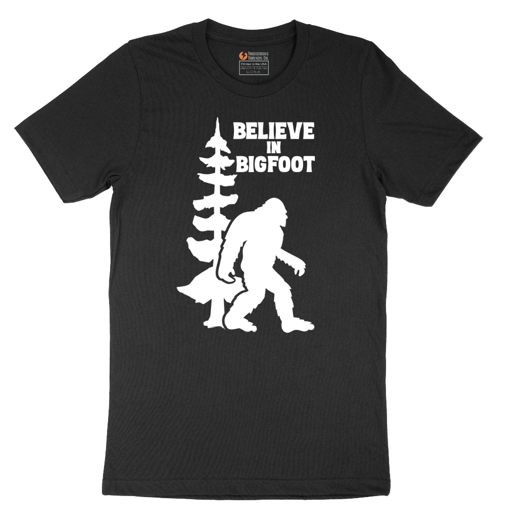 Believe in Bigfoot - Mens T-Shirt - Sizes S - 6XL