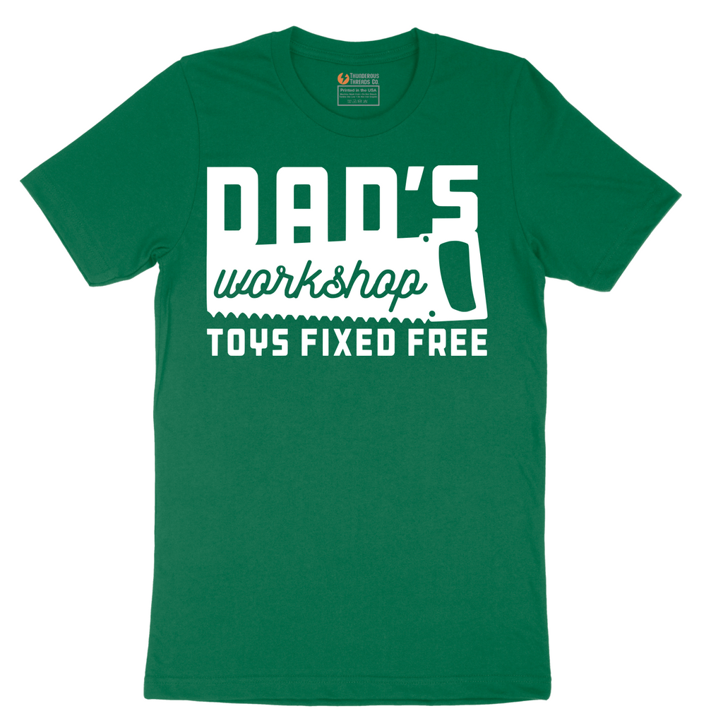 Dads Workshop Toys Fixed Free - Mens T-Shirt - Sizes S - 6XL