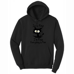 Im Fine Its Fine Everything is Fine - Mens Big & Tall Hooded Sweatshirt - Sizes XLT - 4XLT