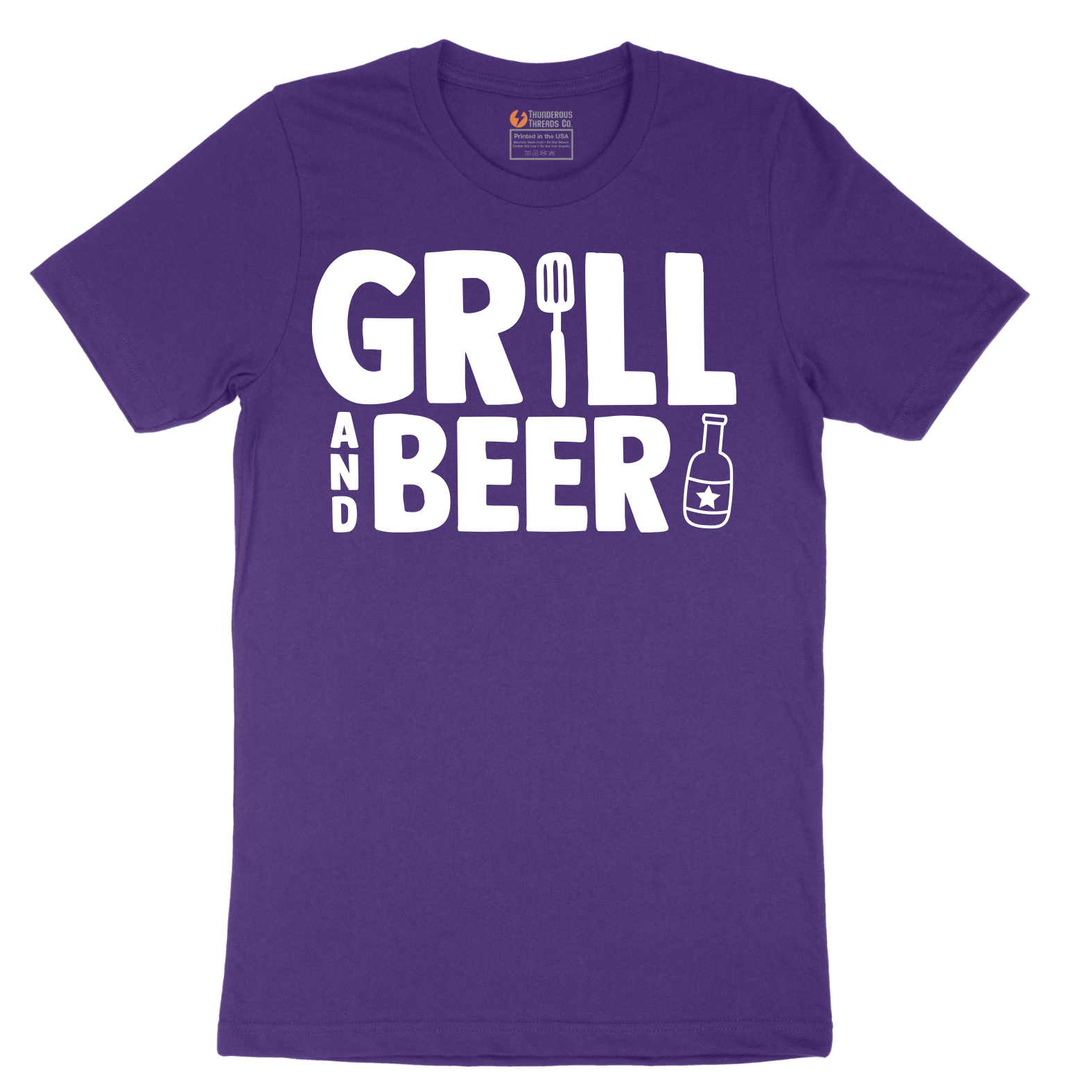 Grill and Beer - Mens T-Shirt - Sizes S - 6XL