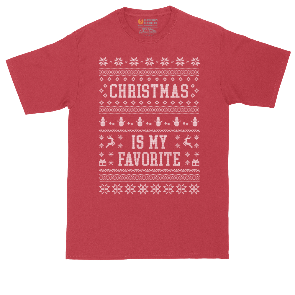 Christmas is My Favorite | Mens Tall T-Shirt