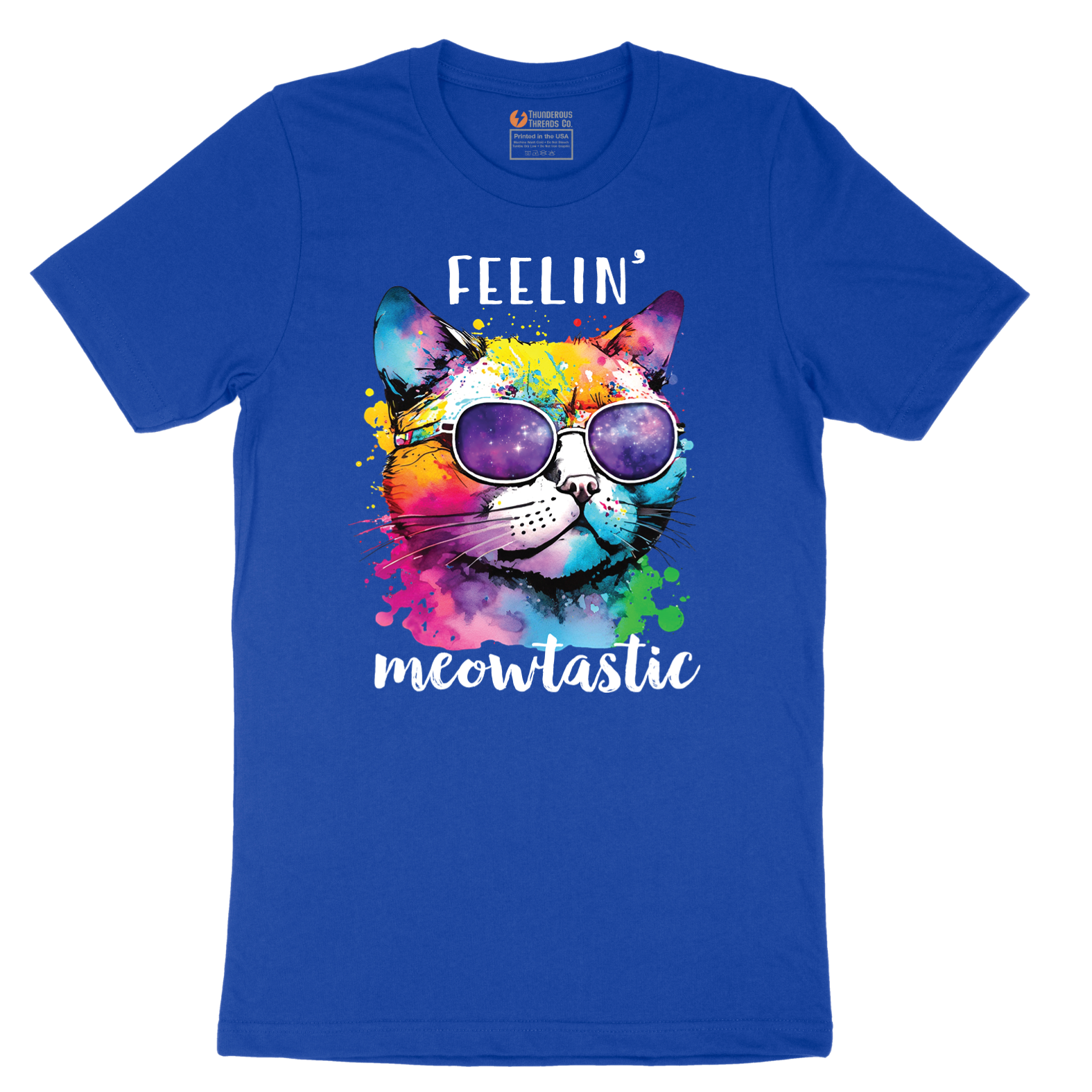 Feeling Meowtastic - Mens T-Shirt - Sizes S - 6XL