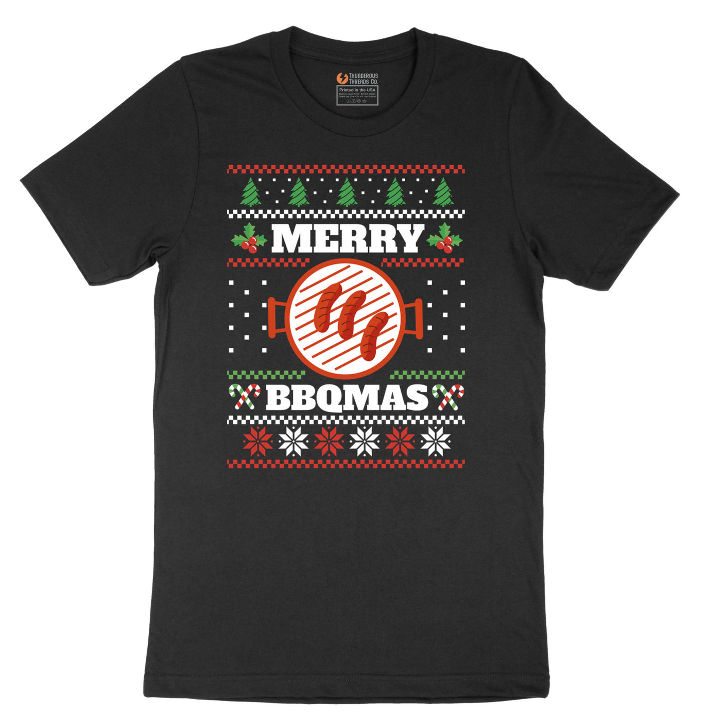 Merry BBQ Mas - Mens T-Shirt - Sizes S - 6XL