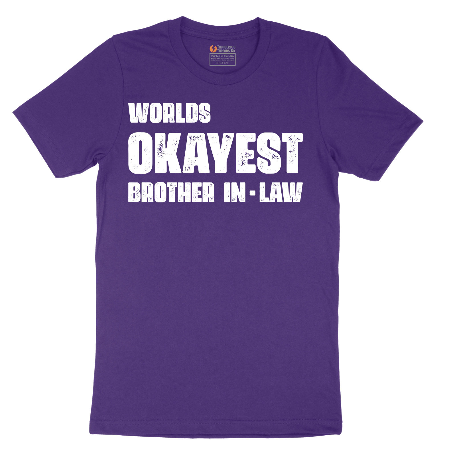 Worlds Okayest Brother in Law - Mens T-Shirt - Sizes S - 6XL