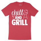 Chill and Grill - Mens T-Shirt - Sizes S - 6XL
