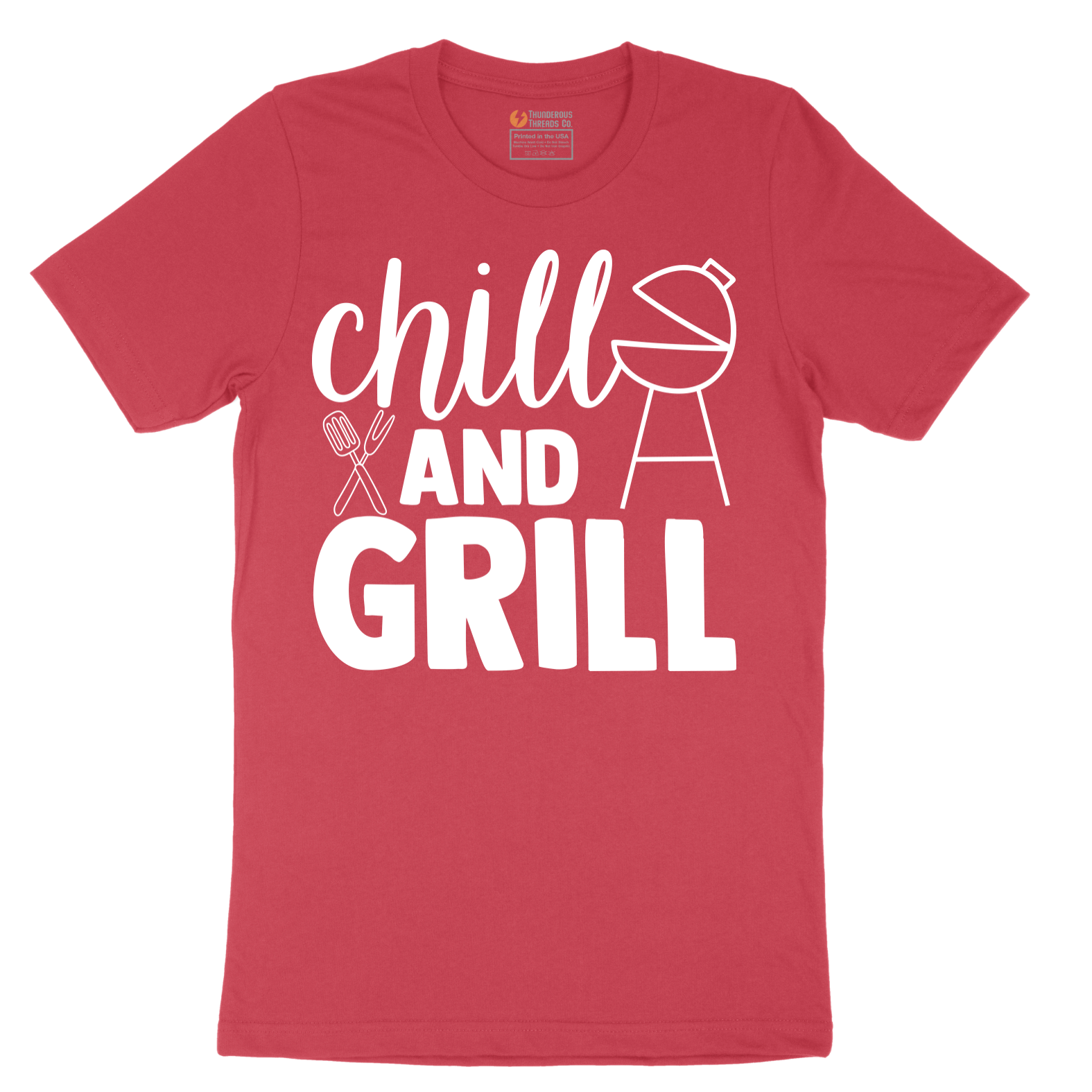 Chill and Grill - Mens T-Shirt - Sizes S - 6XL