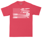 American Flag Barbeque Tools | Mens Tall T-Shirt