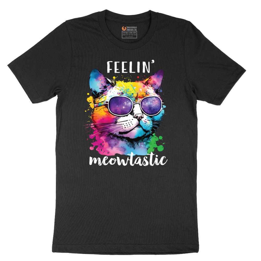 Feeling Meowtastic - Mens T-Shirt - Sizes S - 6XL