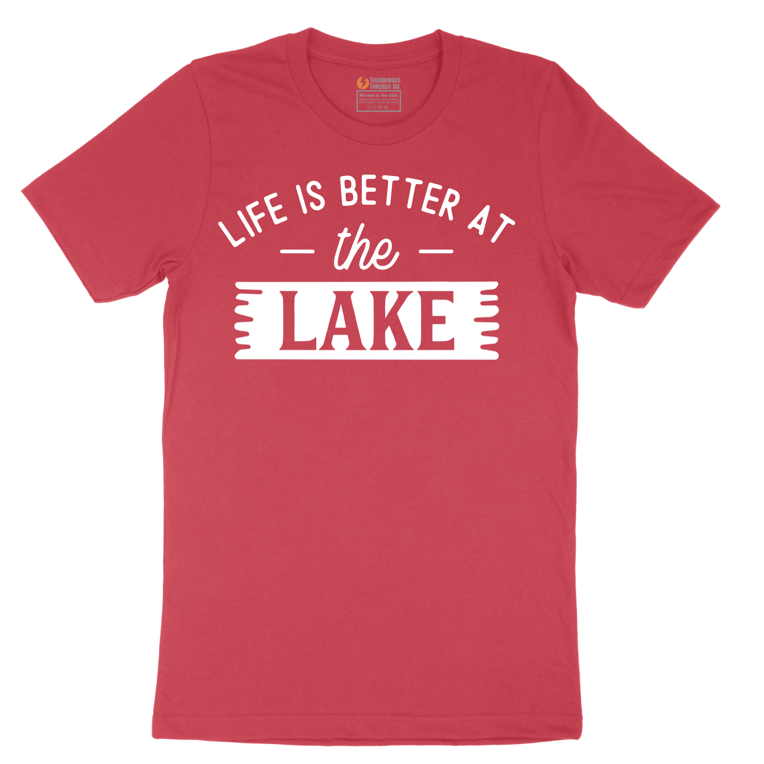 Life is Better at the Lake - Mens T-Shirt - Sizes S - 6XL