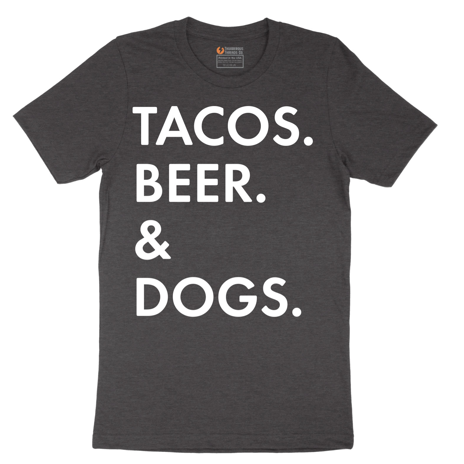 Tacos Beer Dogs - Mens T-Shirt - Sizes S - 6XL