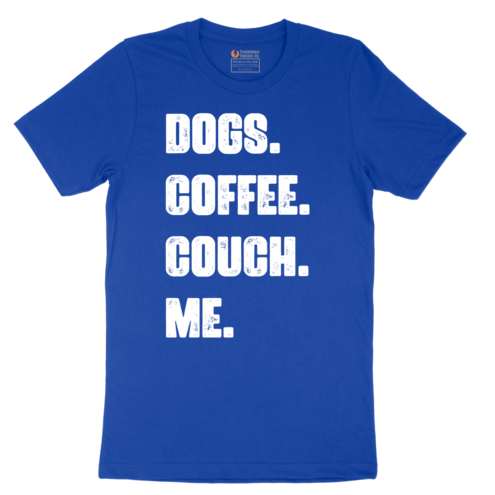 Dogs Coffee Couch Me - Mens T-Shirt - Sizes S - 6XL