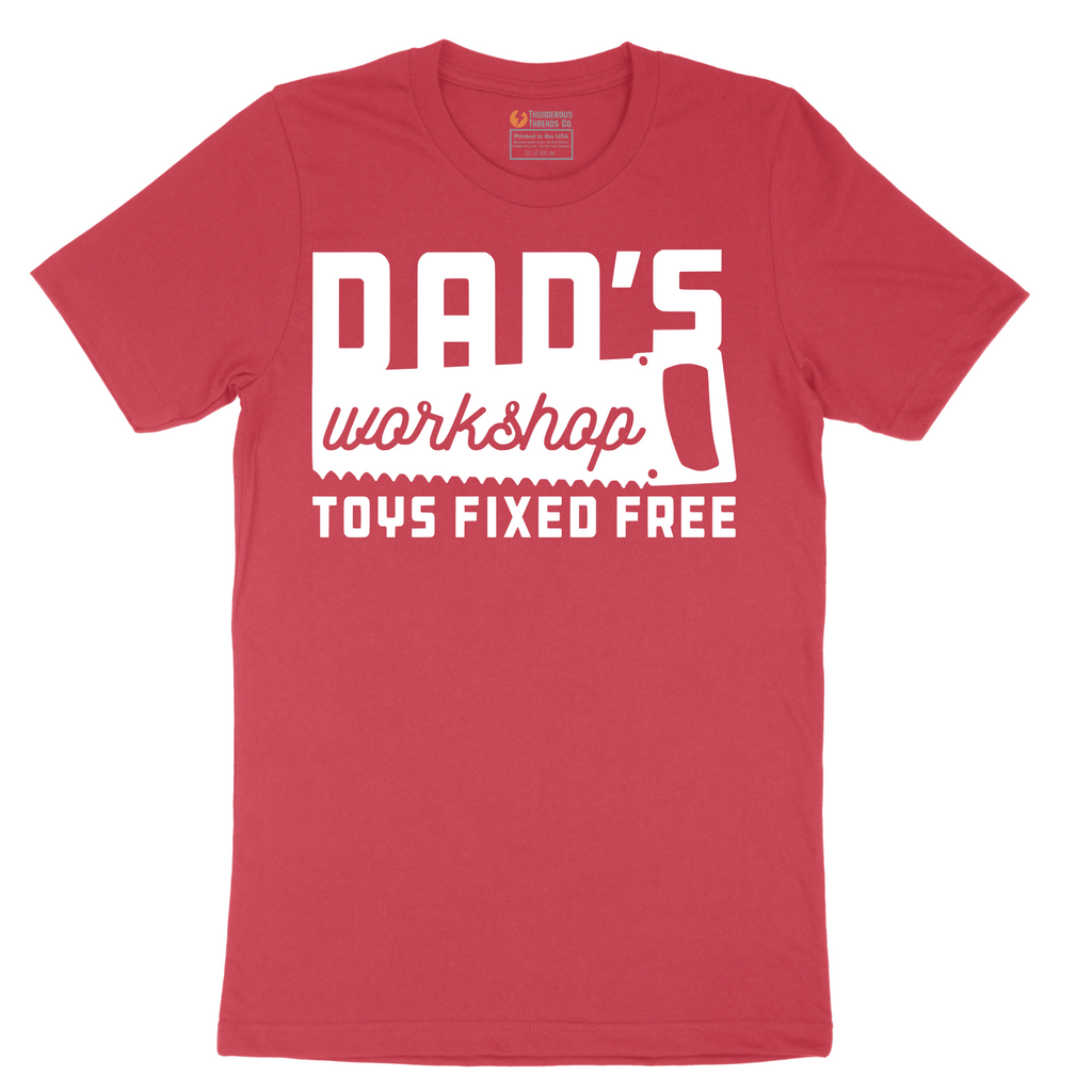 Dads Workshop Toys Fixed Free - Mens T-Shirt - Sizes S - 6XL