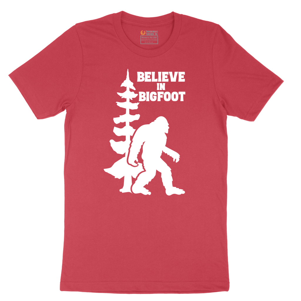 Believe in Bigfoot - Mens T-Shirt - Sizes S - 6XL