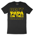 Best Papa in the Galaxy - Mens T-Shirt - Sizes S - 6XL