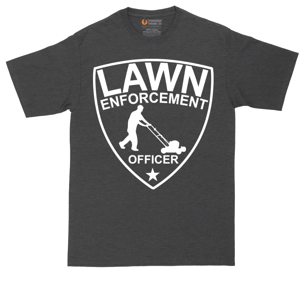 Lawn Enforcement Officer_Push Mower Version | Mens Tall T-Shirt