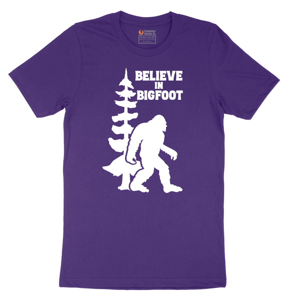 Believe in Bigfoot - Mens T-Shirt - Sizes S - 6XL