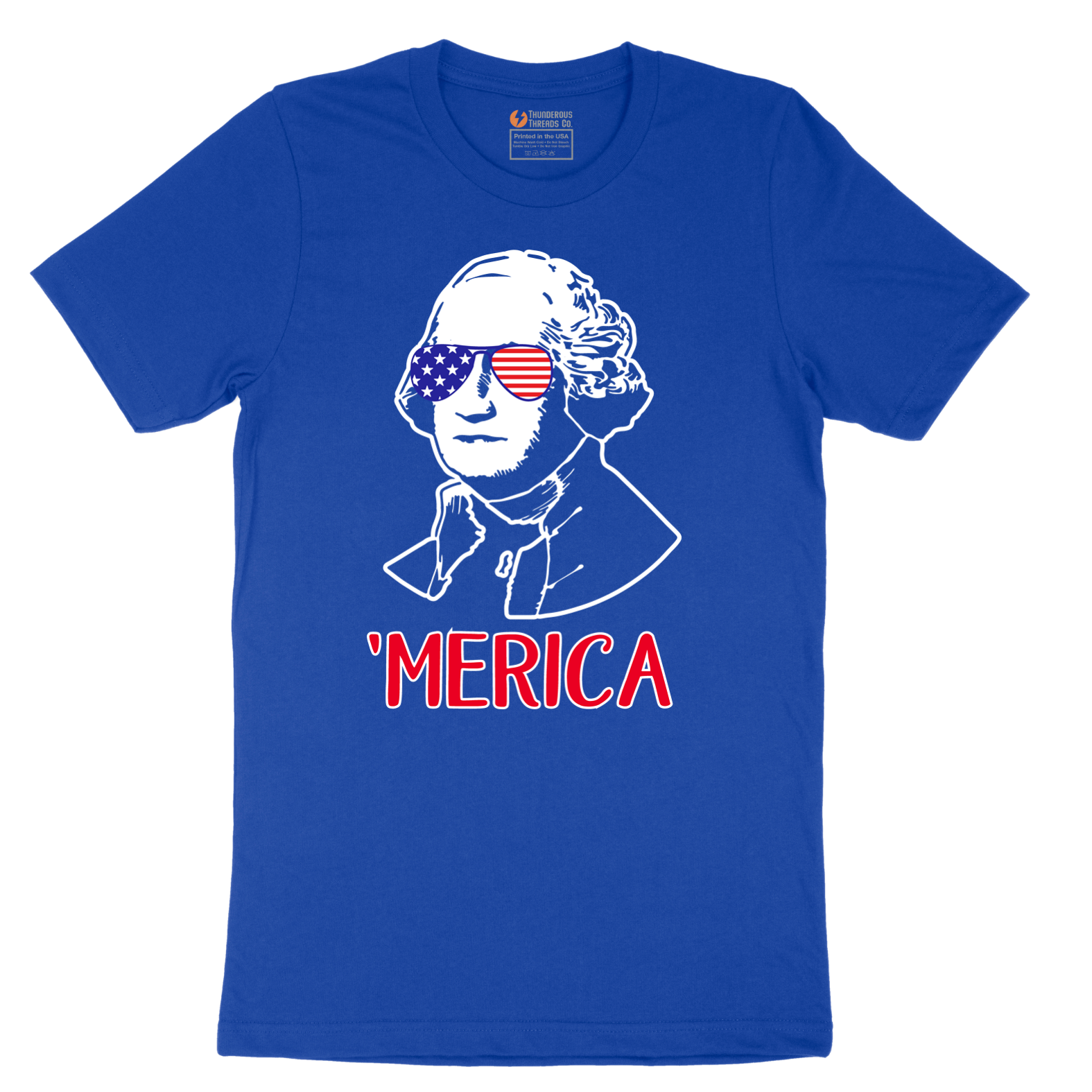 Merica George Washingtong Version - Mens T-Shirt - Sizes S - 6XL