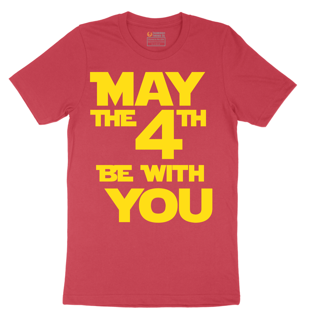 May the 4th Be With You - Mens T-Shirt - Sizes S - 6XL