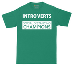 Introverts - Social Distancing Champions | Mens Tall T-Shirt