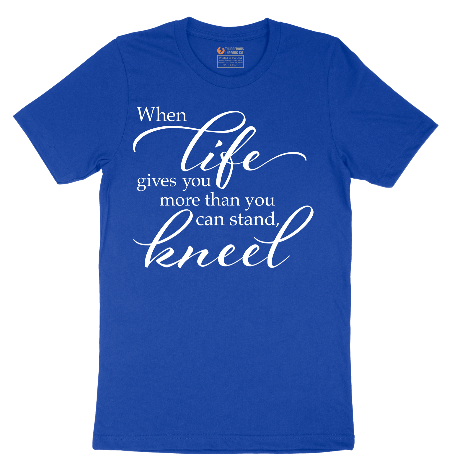 When Life Gives You More Than You Can Stand - Mens T-Shirt - Sizes S - 6XL