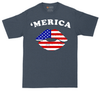 America Lips | Mens Tall T-Shirt